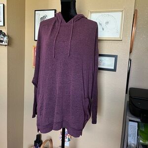 ANYBODY Dolman Long Sleeve Hoodie top! Size M